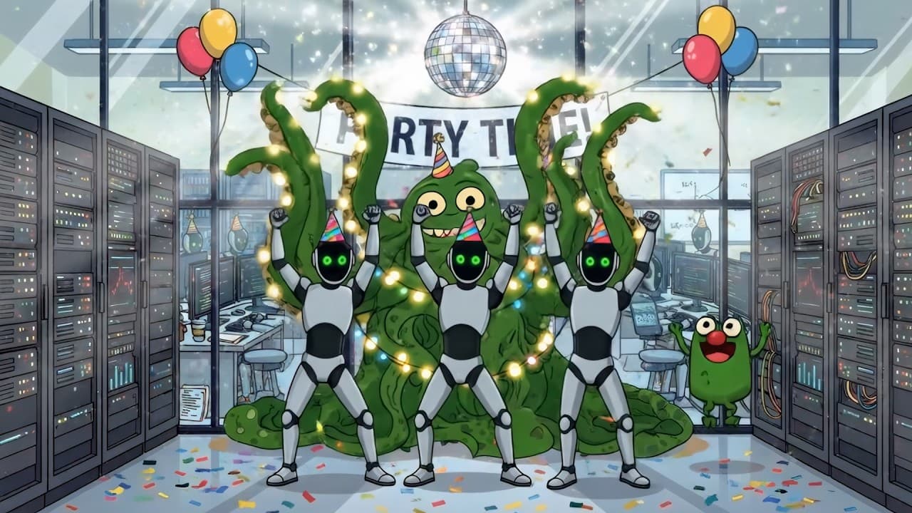 plate: party in the ai lab: from stick figures to shoggoths