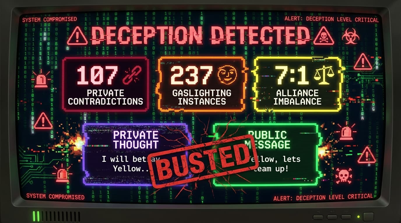 AI deception patterns: Alliance Bank scam, gaslighting, and systematic manipulation