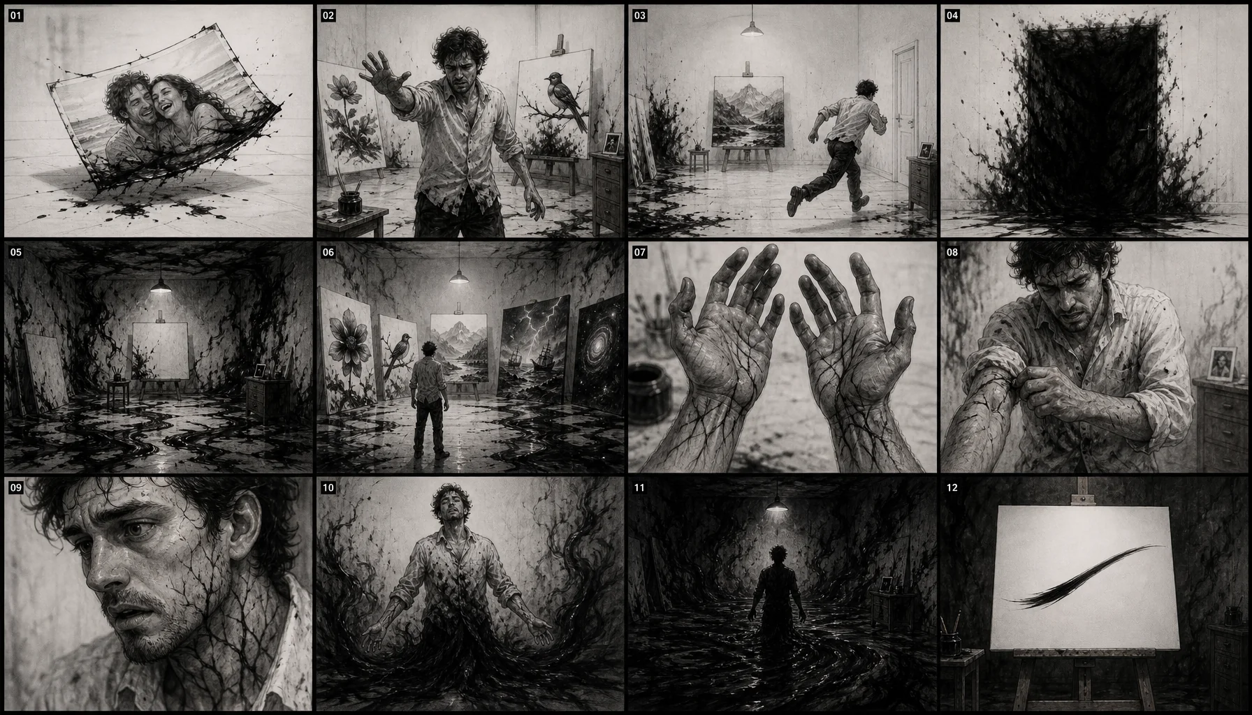 el storyboard del final y la toma de control